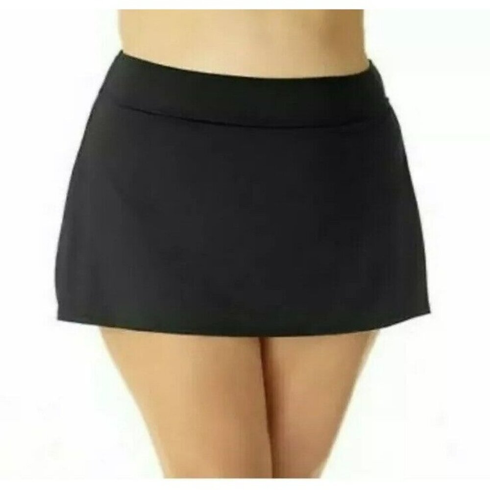 Liz Claiborne Women's Black Swim Skirt Swim Bottom Size XXLarge NWT
